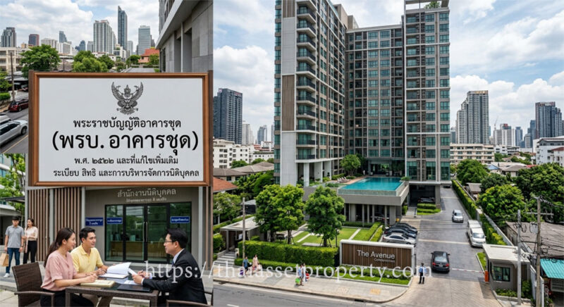 กฏหมายเกี่ยวกับอาคารชุด และหมู่บ้านจัดสรร